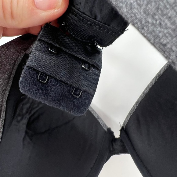 Adore Me Black Gray Underwire T-shirt Bra, Adjustable Straps Basic Women 34DDD - Picture 8 of 9